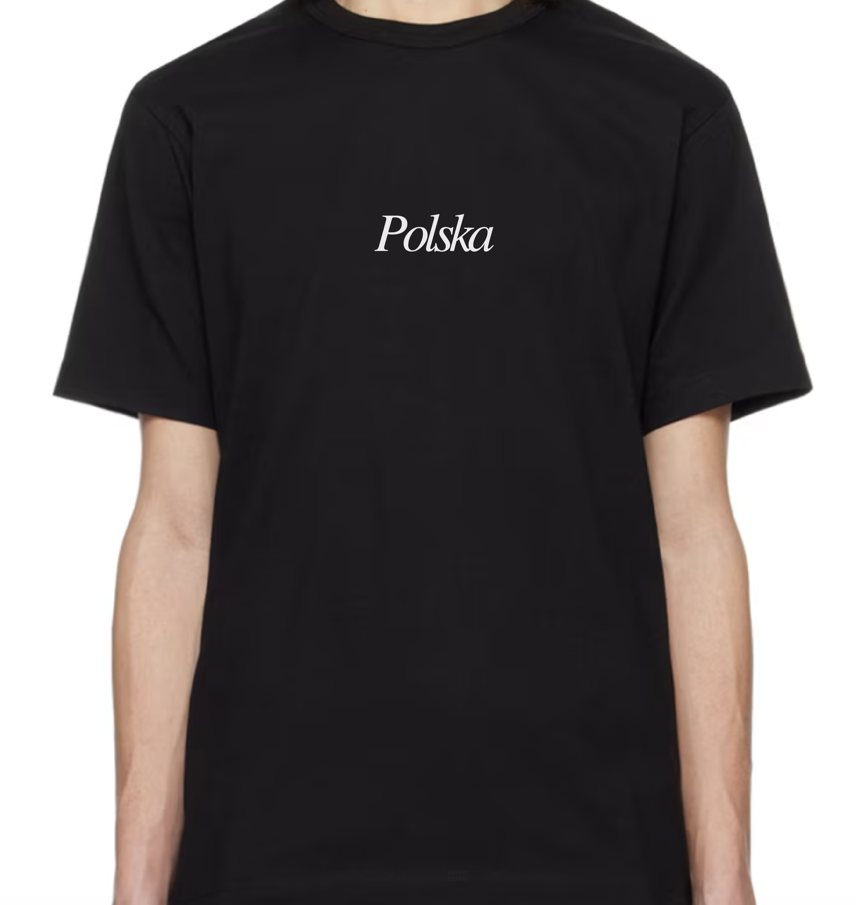 Polska Black T-shirt Front